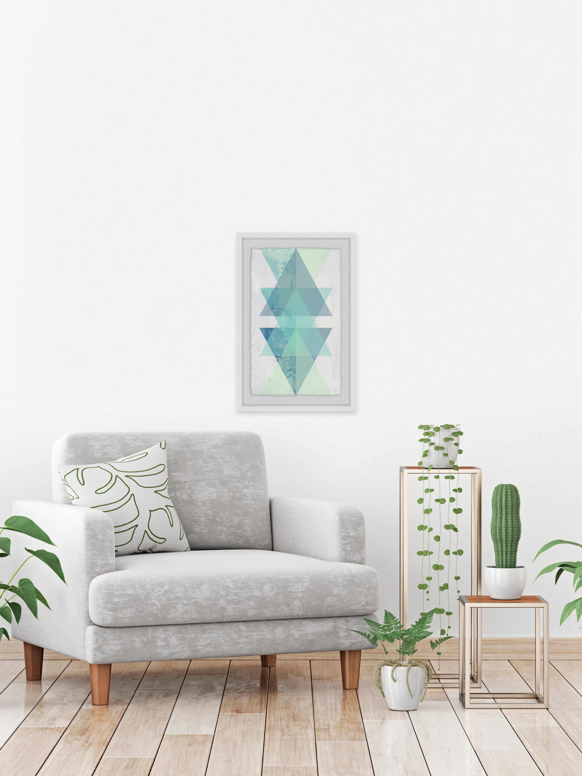 The Prism Framed Painting Art Print, 30.00" x 1.50"