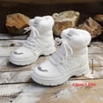 thumbnail image 2 of Wensltd Womens Outdoor Winter Boots High Top Design Lace-Up Fashion Snow Boots for Hiking, 2 of 9