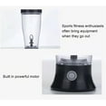 thumbnail image 4 of Water Bottles Glass&Bottle Kitchen cups-1 Automatic Coffee Stirrer Cup Abs(Black, One Size), 4 of 5