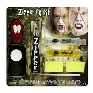 Fun World Halloween Costume Face Paint Glow in the Dark and Blacklight  Makeup Kit
