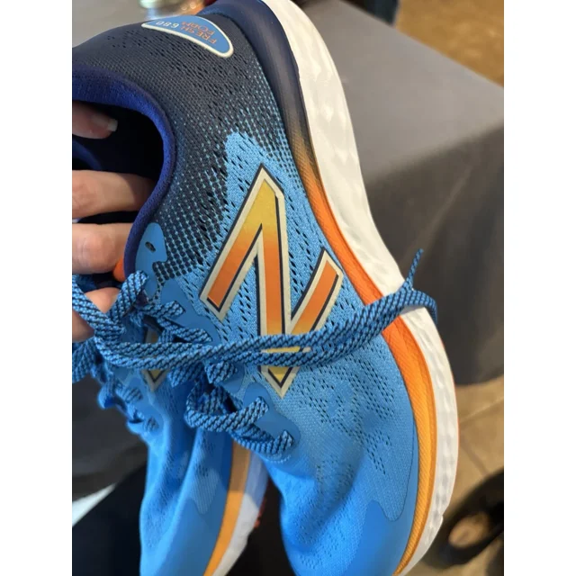 New Balance Fresh Foam 680 V7 Mens Running Shoes Blue/Orange Size 7