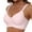 Pink, variant on Wireless Push Up Full Coverage Bra For Women Seamless Bras With Soft Support Regular And Plus Size Skin Tone Bra Sports Bra One Shoulder Womens Athletic Womens Compression Sports Bra Sports Bras for