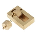 thumbnail image 1 of yuksok Leather Edge Dye Oil Roller Box Applicator Craft Tools Brass + 2 Rollers DIY, 1 of 8
