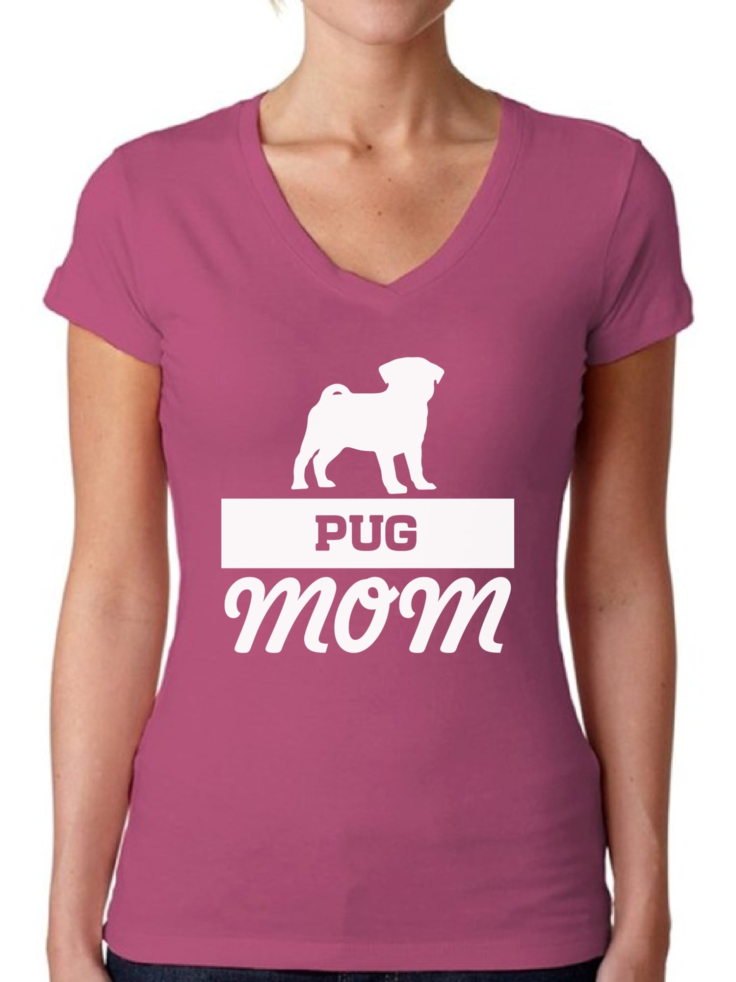 PUG IN PINK #1 PERSONALISED CHILDS T-SHIRT 