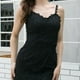 thumbnail image 5 of ajustado pierna con cuello en V y encaje con cuello en mujer S, 5 of 6