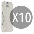 thumbnail image 3 of Kanga Care Rumparooz Hemp & Organic Cotton 6r Soaker Cloth Diaper Insert, 10 Count, 3 of 8