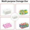 thumbnail image 5 of Acrylic Dryer Sheet Holder, Clear Dryer Sheets Box Container for Laundry Dispenser Storage, 5 of 7