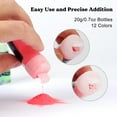 thumbnail image 4 of LET'S RESIN 12 Colors Glow in the Dark Pigment Powder, 20g/0.7oz Each Bottle Epoxy Resin, for Slime, Acrylic Paint, Christmas Decoration, 4 of 8