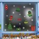 thumbnail image 4 of Pegatinas tipo ventana de cristal para decoración navideña, pegatinas tipo ventana de pared para decoración del hogar, arte de Navidad con copos de nieve, para restaurante y centro comercial, 4 of 4