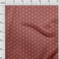 thumbnail image 3 of oneOone Tissu Cambric Coton Bordeaux Rétro Minimal Fer Matériel de Robe Tissu Imprimé Tissu au Mètre 42 Pouces de Large, 3 of 5