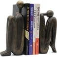 thumbnail image 3 of Thinker Decorative Bookends, Book Stopper Holder Nonskid, Book Ends for Shelves Living Room Office Home Decor, Resin, 1Pair/2Piece, 3 of 9