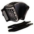 thumbnail image 1 of Acordeón Hohner Compadre Diatónico Fa A48421 Negro C Funda, 1 of 6