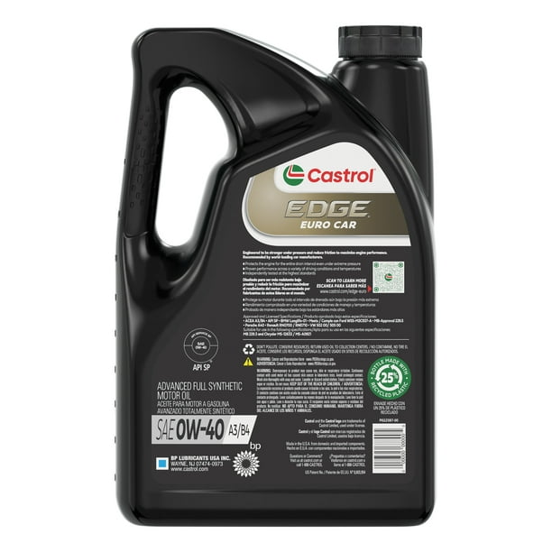 Castrol EDGE 0W-40 5QT | Engine lubricants for manufacturing