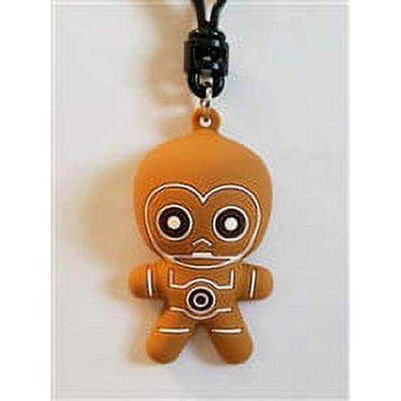 Monogram Christmas Star Wars Figural Bag Clip - Gingerbread C-3PO