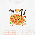 thumbnail image 4 of Inktastic I'm One Pizza Birthday Party Girls Baby Dress, 4 of 5