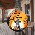thumbnail image 3 of Trick or Treat British Shorthair Needs Candy Happy Halloween Night Round Wood Sign Cat Lover Kitten Owner Gifts Hanging Wall Home Decor - 02020, 3 of 5