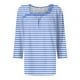 thumbnail image 3 of Blusas para las Mujeres Casual 3/4 Manga Impresa Camiseta Superior, Blusa Ligera para Diario, Fecha, Compras Y Primavera Otoño Desgaste, 3 of 5