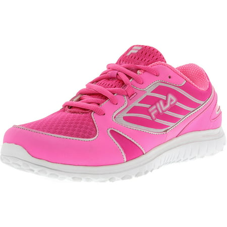 Fila Girl's Boomers Pink Glo / Sugar Plum White Ankle-High Running Shoe ...