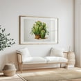 thumbnail image 3 of A Collection of Cacti Cactus Illustration Pencil Drawing 2 D - Digital Art Cactus Botanical Desert Nature Illustration Watercolor Garden Oak Framed Wall Art Print 12 x 16 inches, 3 of 6