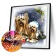 thumbnail image 2 of 5D DIY diamante pintura Navidad perros completo cuadrado dibujo decoración del hogar regalo Tmvgtek decoración de arte en el hogar, 2 of 9