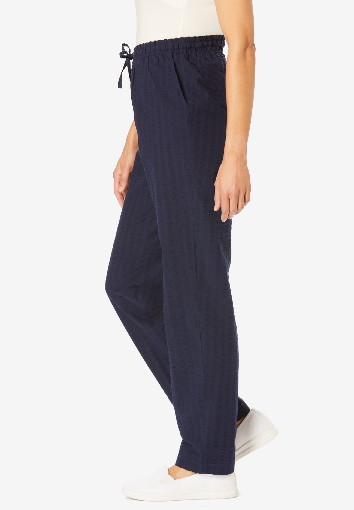 【未使用】ella seersucker resort pants Zpanxa Women Casual Cotton and Linen Pants for Women, Solid