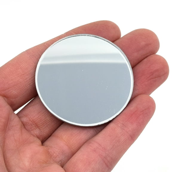 Convex Optical Mirror - Glass, 1.5" (38mm) dia. 150mm Focal Length - Eisco Labs