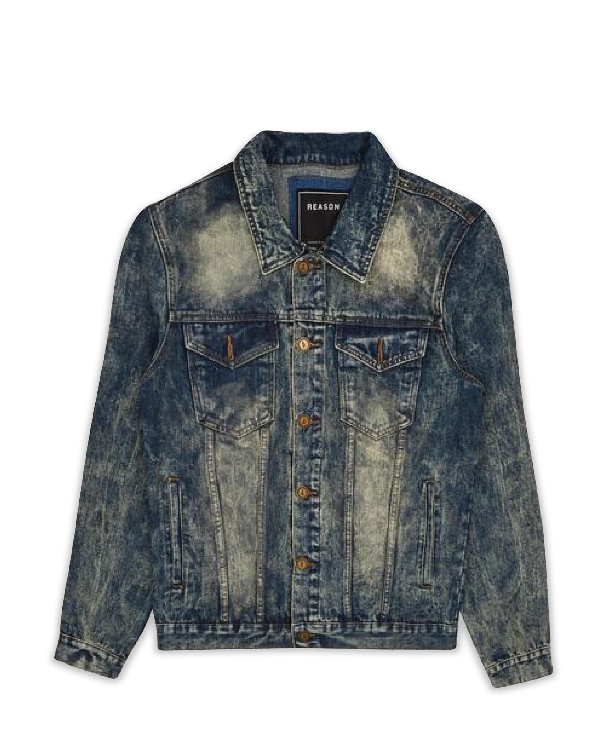 Tobias Heavy Antique Wash Denim Jacket 