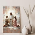 thumbnail image 2 of AVOI Family Faith Christian Wall Art Jesus Christ and Child Jesus Family Art Digital Bible Wall Art Christian Family Painting Canvas Wall Art Poster Frame: 12x16in, 2 of 6