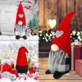 thumbnail image 5 of Adornos navideños altos, 3 uds. Adorno de muñeca, figuritas suecas de Papá Noel, regalos de enanos escandinavos para niños, familia, amigos, Navidad Fason WLJ-3628, 5 of 5