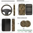 thumbnail image 7 of KUIFORTI Cute Camouflage Automobile Seat Cover Sets Soft 14 Pack Automotive Front Seat & Bench Back Seat Cover with Head Rest Protector Universal Fit Cars SUV Trucks Non Slip Durable Easy to Install, 7 of 7