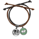 thumbnail image 1 of Escultura de Olimpia Pulsera Cuerda Mano Cadena Cuero Dinero Pulsera Unbranded M, 1 of 2