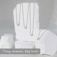 thumbnail image 5 of Turandoss 14K White Gold Plated Dainty Tiny Heart Initial Pendant Necklace for Women Girls Toddler Letter A-Z Jewelry Personalized Birthday Gifts Gifts for Women Teen Girls, 5 of 7