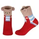 thumbnail image 1 of Calcetines cortos y esponjosos para mujer, de invierno, cálidos, de felpa, cómodos, con dibujos de animales, divertidos y bonitos, estilo kawaii, 1 of 6