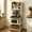 31.50" White, variant on HAOMINS Bakers Rack, 5 Tier Free Standing Kitchen Storage Shelves with Adjustable Shelves for Small Spaces, Coffee Bar