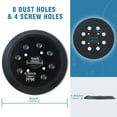 thumbnail image 2 of Replacement Sander Pads 5 Inch 8 Hole Hook and Loop Replacement Pads 2 PCS Orbital Sander Replacement Pads 5” Random Orbit Sanders Replacement Backing Sanding Pad, 2 of 5
