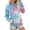 Blue, variant on Womens Sweatshirts Women's Tie Dye Pattern Plus Size Fashion Tops Long Sleeved Fall Fashion Outfits 2025 Clothes
