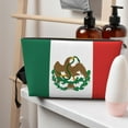 thumbnail image 7 of Mexican Flag Small Purse Organizer Zipper Cosmetic Handbag Tote Pouch For Women, 7 of 7