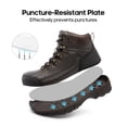 thumbnail image 4 of NORTIV 8 Steel Toe Work Boots for Men Waterproof Slip Resistant Safety Construction Boots TOWER, 4 of 8