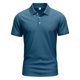 thumbnail image 5 of pstuiky camisetas de hombre, Camiseta de manga corta con cuello en V y color liso para hombre, ajustada, elástica y sin costuras para fitness y actividades al aire libre. camisetas de hombre l, 5 of 6