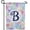 Letter B, variant on America Forever Monogram Letter A Watercolor Flowers Double Sided Garden Flag, 12.5 x 18 inch
