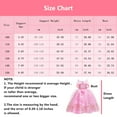 thumbnail image 3 of Auraro Pink Princess Costumes for Little Girls Fancy Dress Up Halloween Christmas Party Dress, 3 of 7
