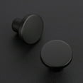 thumbnail image 2 of 10 Pack Matte Black Cabinet and Drawer Knobs - 1-1/5 Inch Round Pulls for Kitchen, Dressers and Closets, 2 of 7