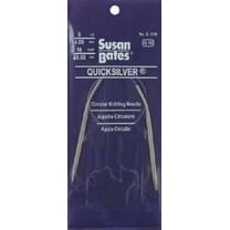 Susan Bates Quicksilver Circular Knitting Needles 24"-Size 17/12.75mm