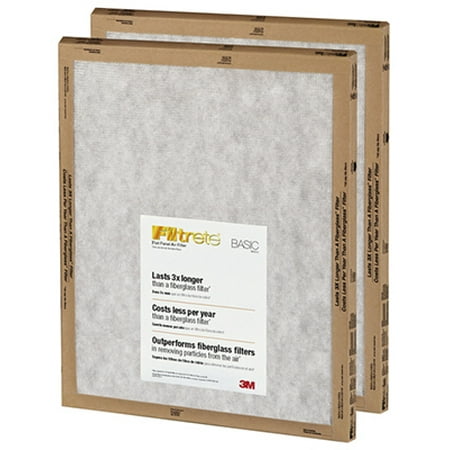 

3m 20 x 25 x 1 White Flat Panel Filtrete Filter 3 Month Filter The Bas