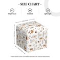 thumbnail image 4 of Yiaed Coffee Print Tissue Box Cover, PU Leather Decorative Organizer for Tabletop, Bathroom, Car, Office Creative Decorative, 4 of 7