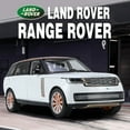 thumbnail image 2 of Large 1:18 Land Rover Range Rover SV2022 Off-road SUV Vehicle Diecast Metal Alloy Car Model Car Model Sound & Light Gift For Kid black, 2 of 6