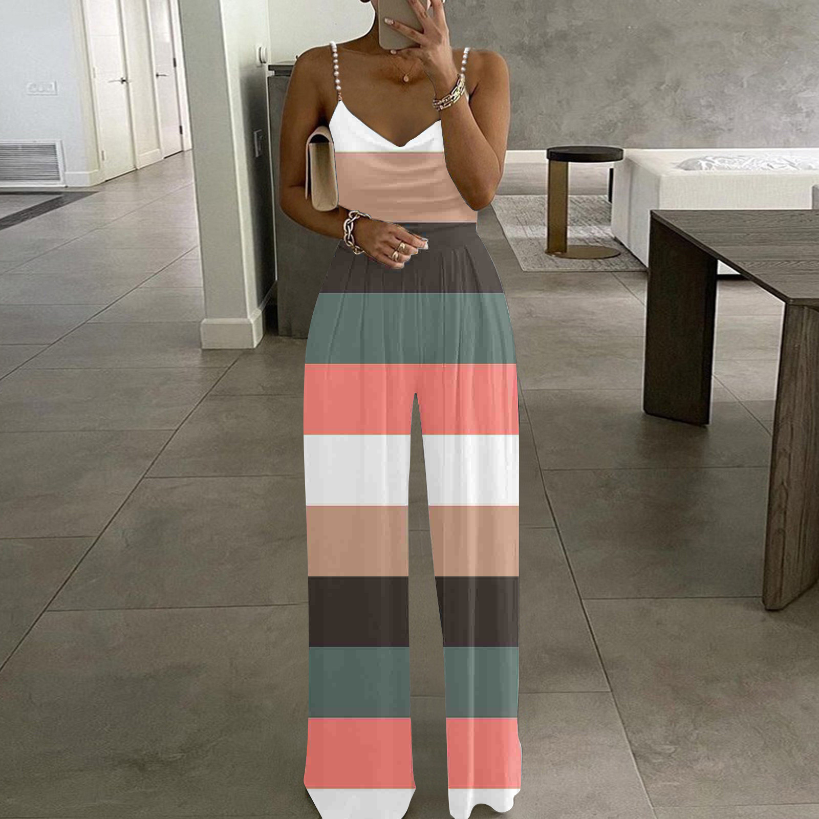 SMihono Linen Pants Women Fashion Plus Size Casual Loose Women's