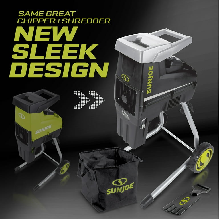 Sun Joe 15-Amp Electric Wood Chipper & Shredder, 1.7
