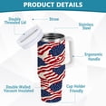 thumbnail image 4 of Simple Modern 30 oz Insulated Stainless Steel Tumbler Double Wall Stainless Steel Tumbler with 2-Way Drinking Flags Abstract Design, 4 of 9