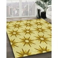 thumbnail image 3 of Ahgly Company Machine Washable Indoor Square Transitional Caramel Brown Area Rugs, 4' Square, 3 of 7